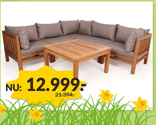 colorado Teak Modulsofa sæt